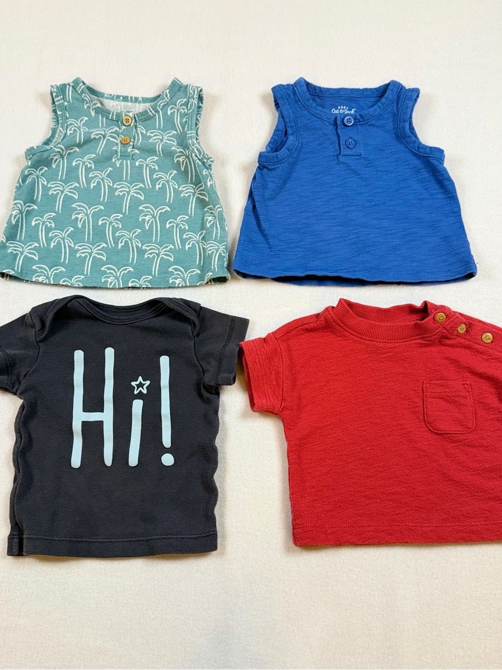 4 piece baby boy shirts